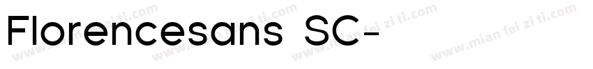 Florencesans SC字体转换